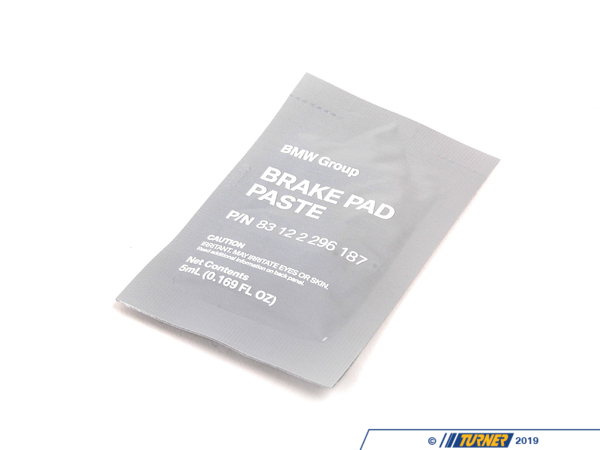 Genuine MINI Anti-Squeal Brake Pad Paste - 3 Gram Packet 83122296187