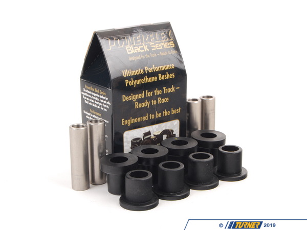 Powerflex Black Series Race Polyurethane Rear Trailing Arm Bushing Set, Non Adjustable - E10, E12, E21, E23, E24, E3, E9, Z3, E30, E28, E36 PFR5-306BX4