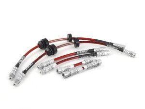 ECS Tuning Exact-Fit Stainless Steel Brake Lines (Full Kit) - E31 8 Series