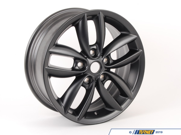 Genuine MINI Genuine MINI R124 Double Spokes 5 Star Wheel 17" (5x120) Anthracite 36109804371