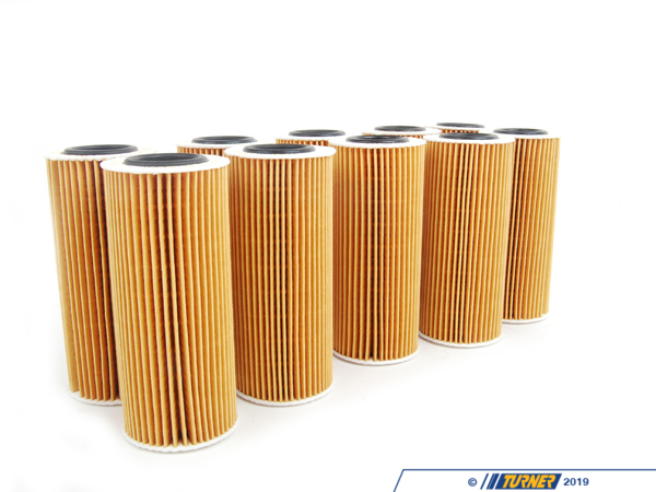 Genuine BMW Oil Filter, Pack Of 10 11427788460