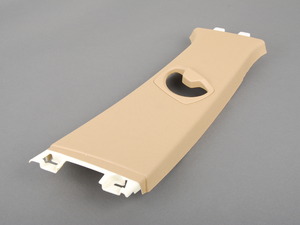 Genuine BMW Top Right "B" Pillar Cover - Beige - E90 E91