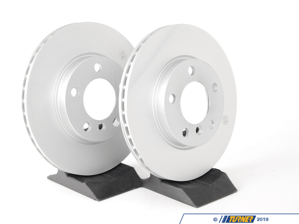 Genuine MINI Front Brake Rotors - Pair 11.57" ( 294x22 ) 34119811537KT