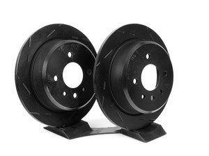 Rear Ultimax USR Sport Slotted Brake Rotors - Pair (258x10)
