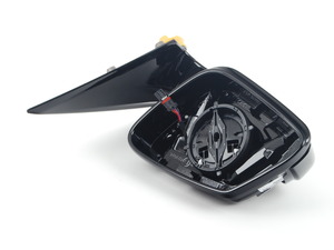 Genuine BMW Outside Mirror W/out Glass H - 51167283671 - Gloss Black