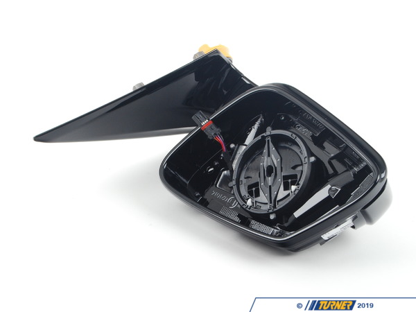 Genuine BMW Genuine BMW Outside Mirror W/out Glass H - 51167283671 - Gloss Black 51167283671