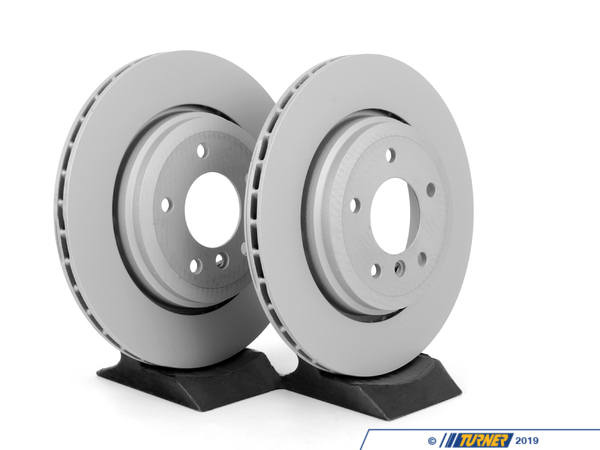 Zimmermann BMW E46 Rear Brake Rotors - Pair (320x22) 34216855157KT3
