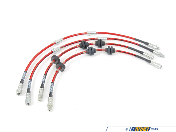 ECS ECS Tuning Exact-Fit Stainless Steel Brake Lines (Full Kit) - E89 Z4 002567ECSKT