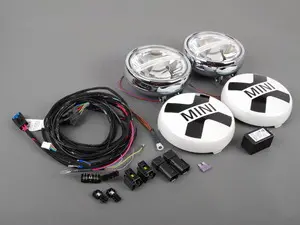 Genuine MINI LED Driving Lights Retrofit Kit - Chrome