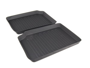 Genuine MINI Rear Floor Mat Liners Black - Set