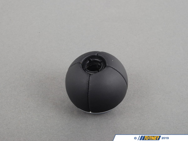 Genuine MINI Genuine MINI Gear Shift Knob Leather/chro - 25117542279 - Schwarz  25117542279