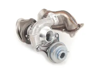 OEM Mitsubishi Front Turbocharger With Exhaust Manifold (New) - E82 135i N54, E9X 335i/xi N54, E60 535i/xi N54