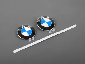 BMW Roundel Emblem With Grommets - Front And Rear - E39