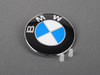Genuine BMW BMW Roundel Emblem With Grommets - Front And Rear - E39 51148132375KT1 View 2