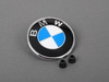 Genuine BMW Genuine BMW Emblem/Roundel  With Grommets - Front And Rear - E46 323Ci 325Ci 328Ci 330Ci M3 51148132375KT3 View 2