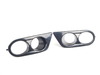 ECS E46 Fog Light Inserts - gloss black E46m3abshmfogins View 1