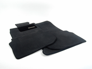 Genuine BMW Carpeted Floor Mat Set - Anthracite