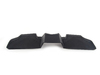 Genuine BMW Rear All Weather Floor Mats - Black - F25, F26 82112210411 View 1