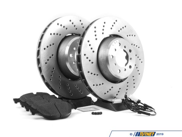 Genuine BMW OEM Front Brake Service Kit - E60 M5 E63/64 M6 34112282805kt3