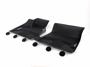 Genuine BMW All weather floor mats - black - F25 X3 xDrive28d sDrive28i xDrive3.5i xDrive2.8i