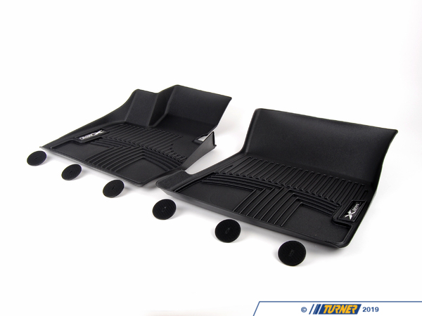 Genuine BMW Genuine BMW All weather floor mats - black - F25 X3 xDrive28d sDrive28i xDrive3.5i xDrive2.8i 82112293586