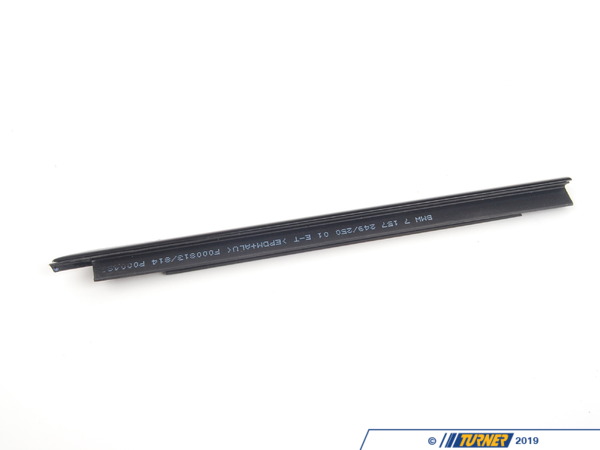Genuine BMW Genuine BMW Outer Weatherstrip, Left - 51338036663 - Gloss Black 51338036663