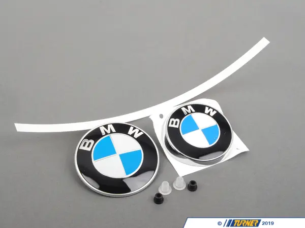 Genuine BMW Genuine BMW Emblem/Roundel With Grommets - Front And Rear - E46 325xi 323i 325i Touring 51148132375KT4
