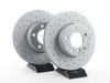 Zimmermann Front Cross Drilled Brake Rotors - Pair (312x24) 34116855006XDKT View 2