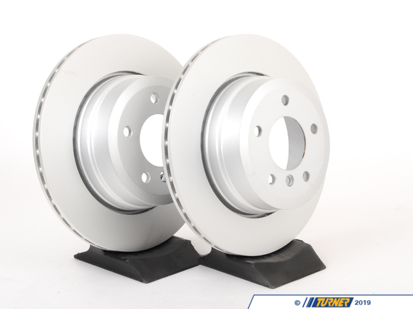 Genuine BMW Rear Brake Rotors - E60 xi - 2004-2010 525xi, 528xi, 530xi, 535xi (pair) 34216864053KT