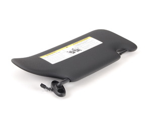 Genuine MINI Sun Visor With Label, Left Carbon Black - 51169812697