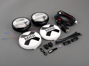 Genuine MINI LED Driving Lights Retrofit Kit - Black