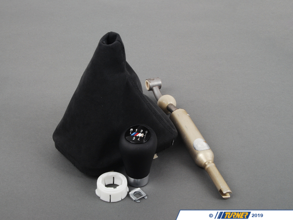 Genuine BMW Short Shift Kit With Alcantara Boot And ZHP Knob - 6 Speed 25117528881