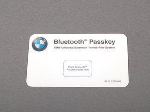 Genuine BMW Card - 84110302646