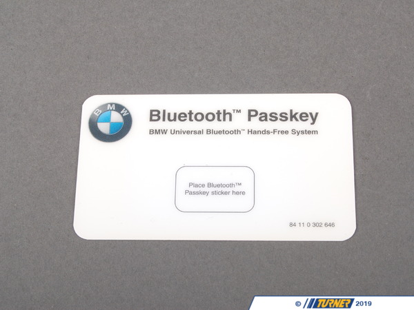 Genuine BMW Genuine BMW Card - 84110302646 84110302646