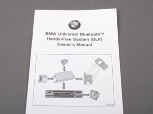 Genuine BMW Manual - 84110302638