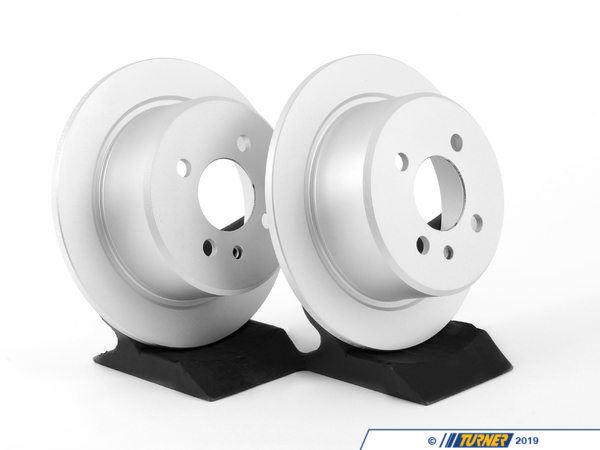 Meyle Rear Brake Rotors - Pair (258X10) 34211163145KT2