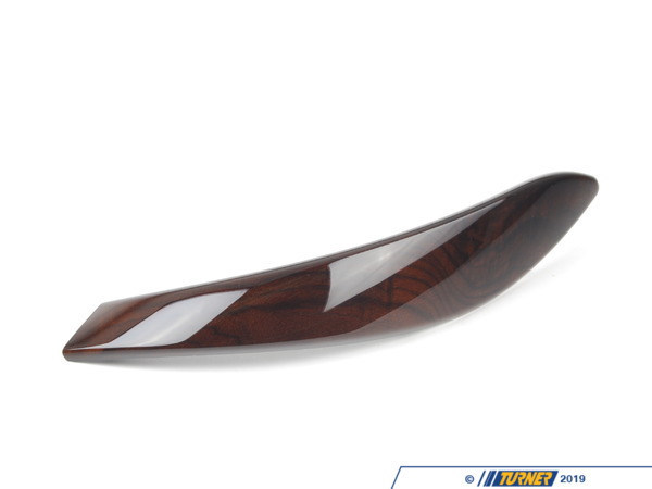 Genuine BMW Genuine BMW Walnut Front Door Pull Trim - Front/Rear Right - F31, F32, F34, F33, F36, F30 51417260080