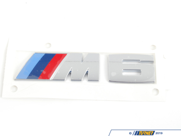 Genuine BMW Model Emblem - M6 - F06, F12, F13 51148060405