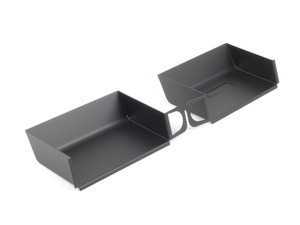 ECS Tuning Performance Air Scoops - Black - E9X 3 Series