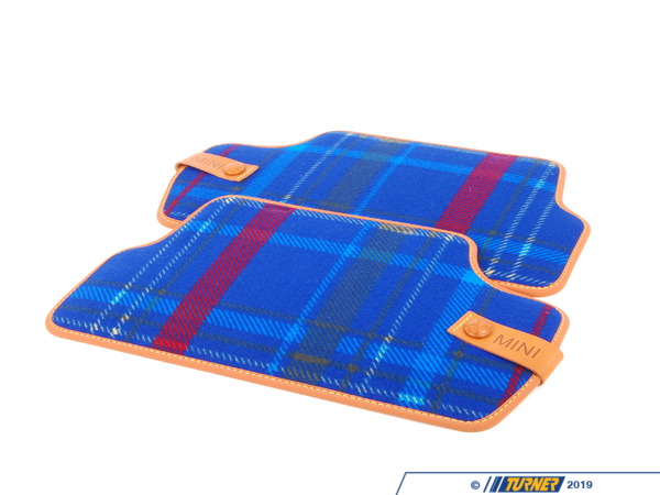 Genuine MINI Genuine MINI Floor Mats, Textile, Rear Speedwell-Blue - 51472354178 51472354178