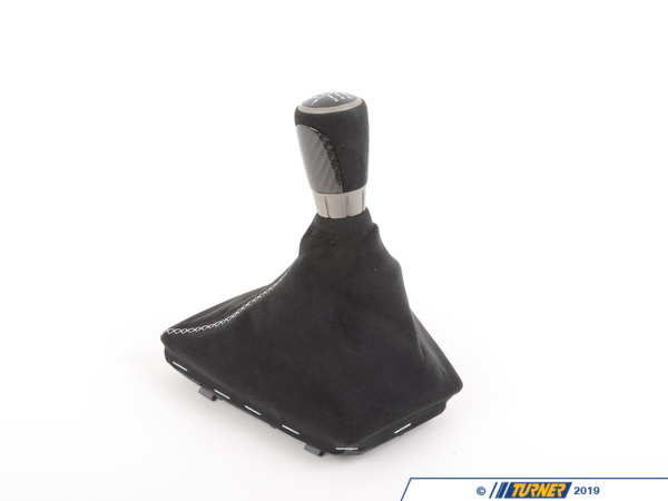 Genuine BMW Manual BMW Shift Knob with Boot - M Performance Carbon Fiber - F10 528/535/550 - (NO LONGER AVAILABLE) 25112259672