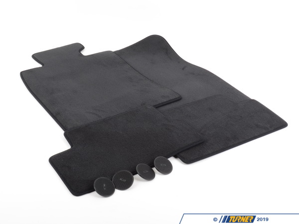Genuine MINI Genuine MINI Set Of Floor Mats Velours Carbon Black - 51477345143 51477345143