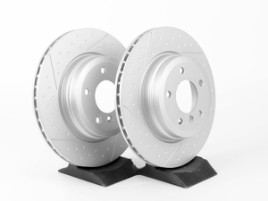 BMW M Performance Rear Brake Rotor Pair - 324x22 - E9X 328i 330i
