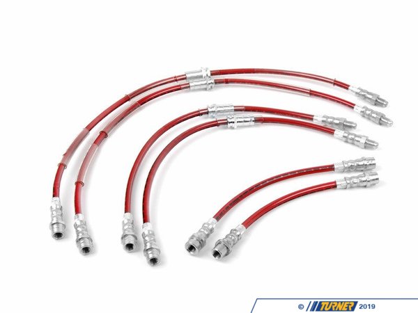 ECS ECS Tuning Exact-Fit Stainless Steel Brake Lines (Full Kit) - E70 X5 xDrive30i xDrive48i (up to 04/2007) 002565ECS01AKT1