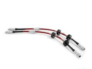ECS Tuning Exact-Fit Stainless Steel Brake Lines (Front) - E9X xi Models