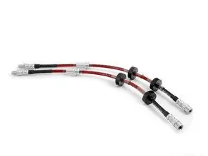 ECS Tuning Exact-Fit Stainless Steel Brake Lines (Front) - E9X xi Models