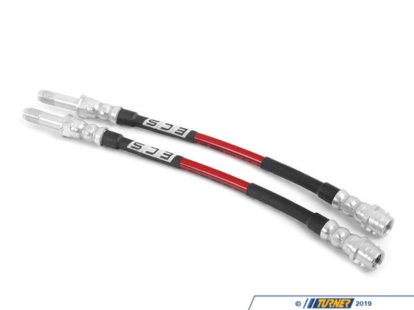 ECS ECS Tuning Exact-Fit Stainless Steel Brake Lines (Rear) - E9X E82/88 E84 F30 F31 F33 F34 F32 F36 F22 F23 025321ECS01
