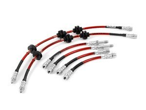 ECS Tuning Exact-Fit Stainless Steel Brake Lines (Full Kit) - E9X xDrive 3 Series