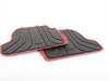 Genuine BMW Genuine BMW rear Rubber Floor Mats - Black - F22 F87 51472297427 View 1