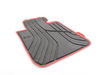Genuine BMW Genuine BMW Front Rubber Floor Mats - Black - F22, F23, F87 51472219794 View 4